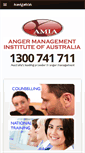 Mobile Screenshot of angermanagementaustralia.com.au